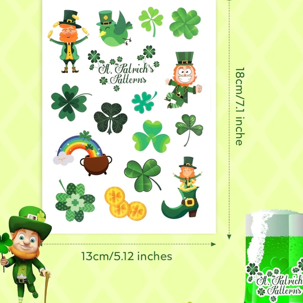 St. Patrick's Day Sticker Set Of 363 Stickers - Picture 2 of 3